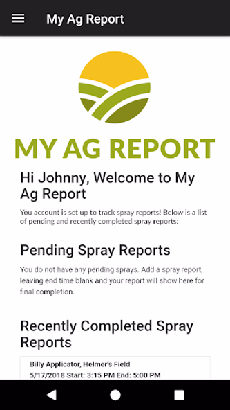 My Ag Report Screenshot 1 - AppWisp.com My Ag Report Screenshot 1 - AppWisp.com