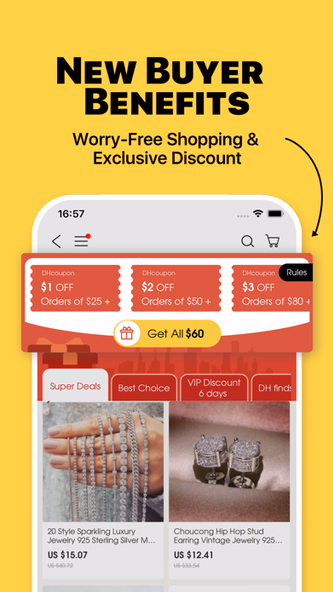 DHgate-Online Wholesale Stores Screenshot 2 - AppWisp.com DHgate-Online Wholesale Stores Screenshot 2 - AppWisp.com