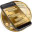 SMS Messages Metal Solid Gold - AppWisp.com