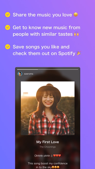Chooning: SNS for music lovers Screenshot 1 - AppWisp.com Chooning: SNS for music lovers Screenshot 1 - AppWisp.com