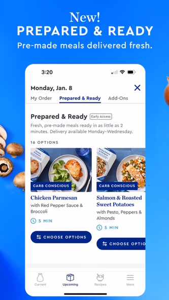 Blue Apron: Meal Kits Screenshot 2 - AppWisp.com Blue Apron: Meal Kits Screenshot 2 - AppWisp.com