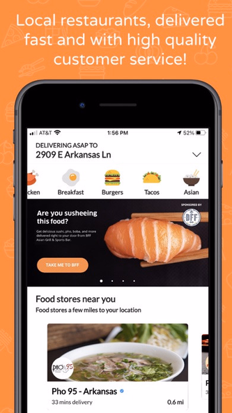 Orderlivery - Food Delivery Screenshot 1 - AppWisp.com Orderlivery - Food Delivery Screenshot 1 - AppWisp.com