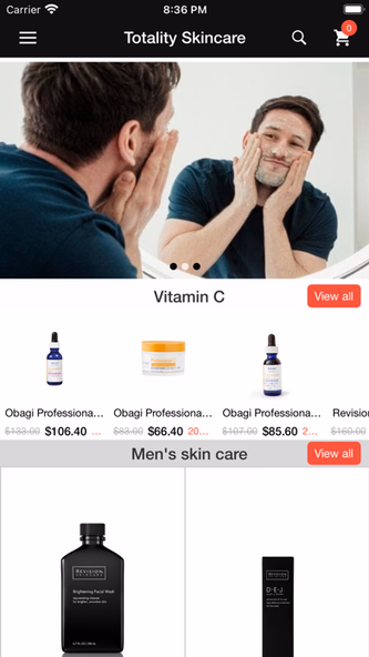 Totality Skincare Screenshot 1 - AppWisp.com Totality Skincare Screenshot 1 - AppWisp.com
