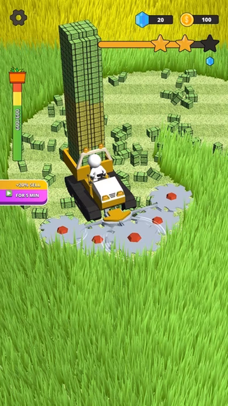 Stone Grass: Lawn Mower Game Screenshot 2 - AppWisp.com Stone Grass: Lawn Mower Game Screenshot 2 - AppWisp.com