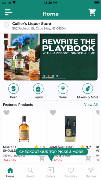 Collier’s Liquor Screenshot 1 - AppWisp.com Collier’s Liquor Screenshot 1 - AppWisp.com