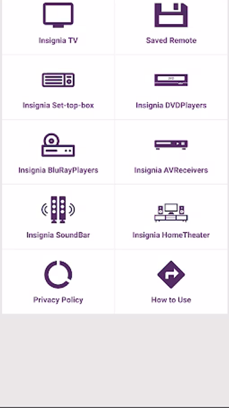 Insignia Universal Remote Screenshot 1 - AppWisp.com Insignia Universal Remote Screenshot 1 - AppWisp.com