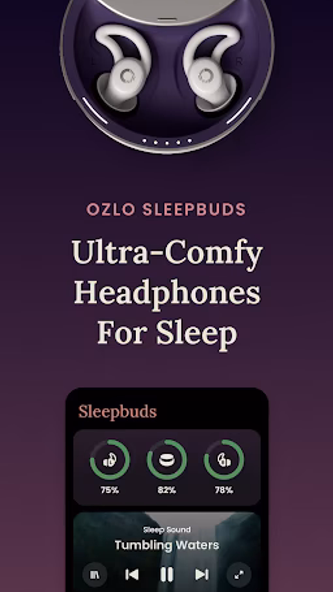 Ozlo Sleepbuds Screenshot 1 - AppWisp.com Ozlo Sleepbuds Screenshot 1 - AppWisp.com