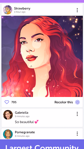 Recolor - Adult Coloring Book Screenshot 2 - AppWisp.com Recolor - Adult Coloring Book Screenshot 2 - AppWisp.com