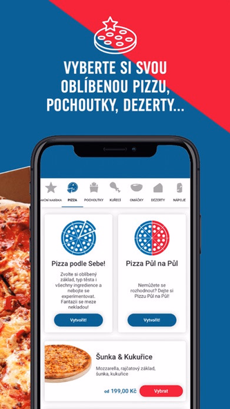Domino’s Pizza CZ Screenshot 2 - AppWisp.com Domino’s Pizza CZ Screenshot 2 - AppWisp.com