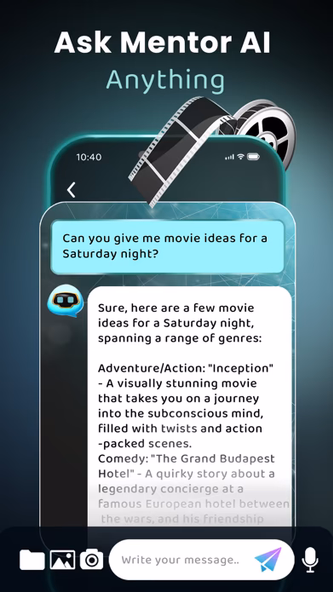 Mentor AI - Ask Chatbot & Art Screenshot 2 - AppWisp.com Mentor AI - Ask Chatbot & Art Screenshot 2 - AppWisp.com