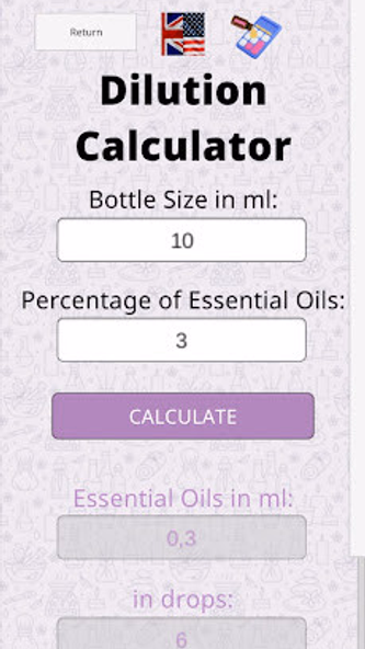 Dilution Calculator Essential Screenshot 3 - AppWisp.com Dilution Calculator Essential Screenshot 3 - AppWisp.com