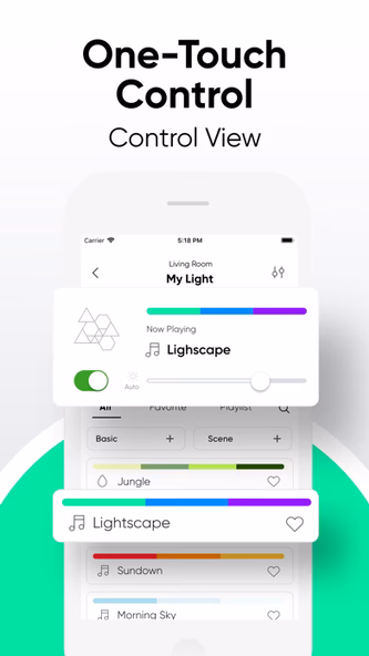 Nanoleaf Screenshot 1 - AppWisp.com Nanoleaf Screenshot 1 - AppWisp.com