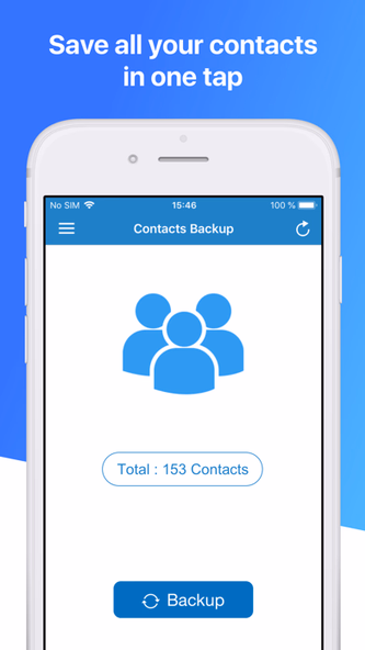 Contacts Backup Pro & Restore Screenshot 1 - AppWisp.com Contacts Backup Pro & Restore Screenshot 1 - AppWisp.com
