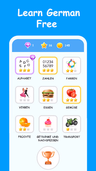 Learn German for beginners Screenshot 1 - AppWisp.com Learn German for beginners Screenshot 1 - AppWisp.com