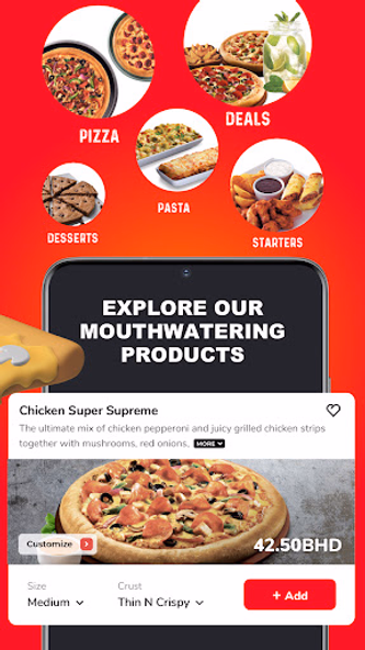 Pizza Hut Bahrain - Order Food Screenshot 3 - AppWisp.com Pizza Hut Bahrain - Order Food Screenshot 3 - AppWisp.com