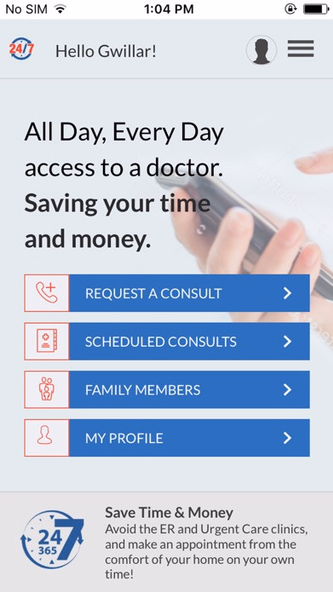 24/7 Call-A-Doc Screenshot 2 - AppWisp.com 24/7 Call-A-Doc Screenshot 2 - AppWisp.com