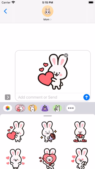 Sunny the Love Bunny Screenshot 1 - AppWisp.com Sunny the Love Bunny Screenshot 1 - AppWisp.com