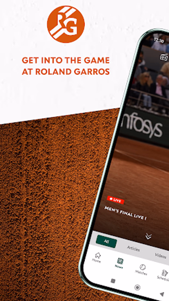 Roland-Garros Official Screenshot 1 - AppWisp.com Roland-Garros Official Screenshot 1 - AppWisp.com
