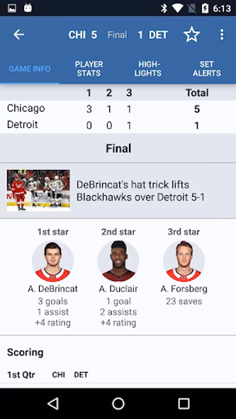 Sports Alerts - NHL edition Screenshot 3 - AppWisp.com Sports Alerts - NHL edition Screenshot 3 - AppWisp.com
