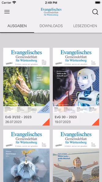 Evangelisches Gemeindeblatt Screenshot 1 - AppWisp.com Evangelisches Gemeindeblatt Screenshot 1 - AppWisp.com