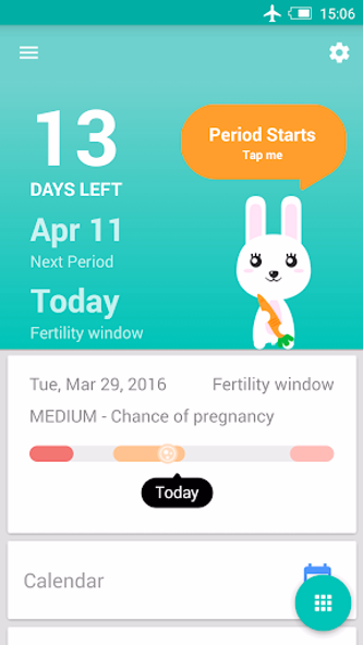Period Tracker - My Calendar Screenshot 1 - AppWisp.com Period Tracker - My Calendar Screenshot 1 - AppWisp.com