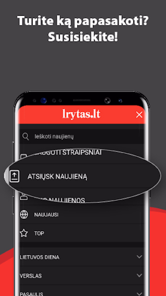Lrytas Screenshot 2 - AppWisp.com Lrytas Screenshot 2 - AppWisp.com