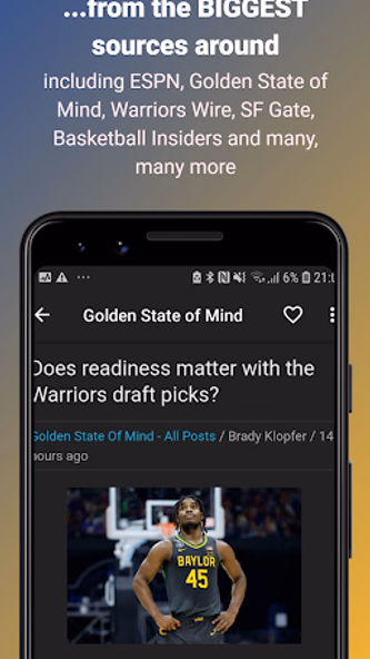 Golden State Warriors News Screenshot 3 - AppWisp.com Golden State Warriors News Screenshot 3 - AppWisp.com