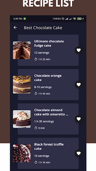 Easy Chocolate Cake Recipes Screenshot 3 - AppWisp.com Easy Chocolate Cake Recipes Screenshot 3 - AppWisp.com