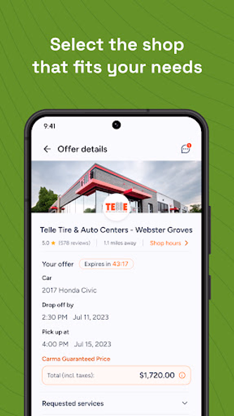 Carma | Auto Repair & Services Screenshot 4 - AppWisp.com Carma | Auto Repair & Services Screenshot 4 - AppWisp.com