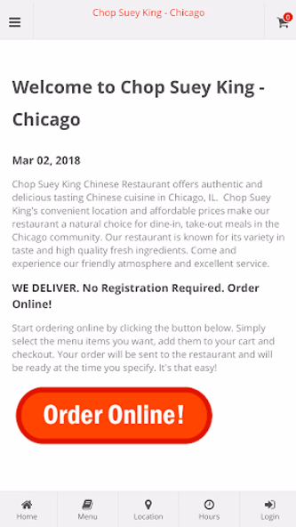 Chop Suey King Chicago Order Screenshot 1 - AppWisp.com Chop Suey King Chicago Order Screenshot 1 - AppWisp.com