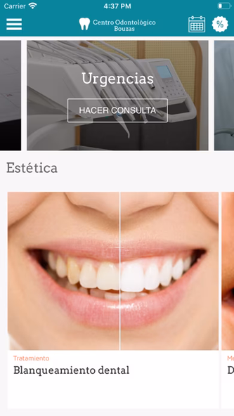 Centro Odontológico Bouzas Screenshot 1 - AppWisp.com Centro Odontológico Bouzas Screenshot 1 - AppWisp.com