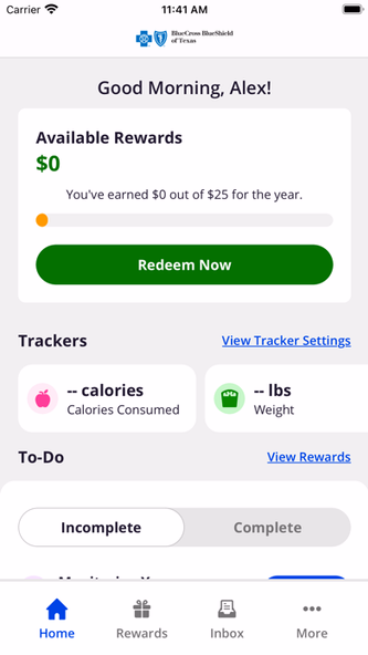 BCBSTX Wellness Rewards Screenshot 1 - AppWisp.com BCBSTX Wellness Rewards Screenshot 1 - AppWisp.com