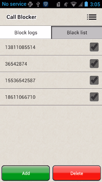 Call Blocker Screenshot 2 - AppWisp.com Call Blocker Screenshot 2 - AppWisp.com
