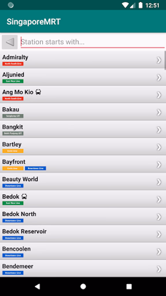Singapore MRT and LRT Offline Screenshot 3 - AppWisp.com Singapore MRT and LRT Offline Screenshot 3 - AppWisp.com