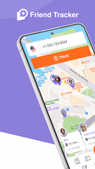 Friend Tracker: Find Anyone Screenshot 1 - AppWisp.com Friend Tracker: Find Anyone Screenshot 1 - AppWisp.com