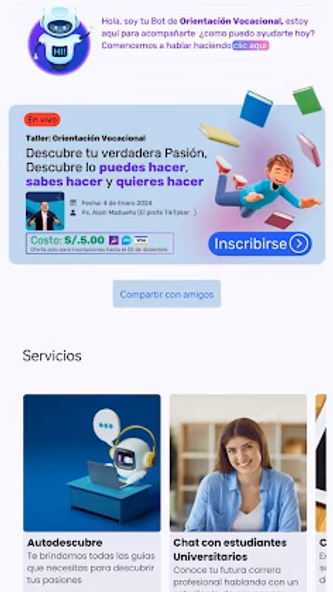Aina - Orientación Vocacional Screenshot 2 - AppWisp.com Aina - Orientación Vocacional Screenshot 2 - AppWisp.com