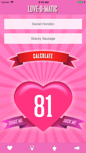 Love-O-Matic Screenshot 1 - AppWisp.com Love-O-Matic Screenshot 1 - AppWisp.com