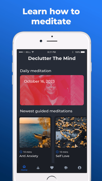 Declutter The Mind Meditation Screenshot 2 - AppWisp.com Declutter The Mind Meditation Screenshot 2 - AppWisp.com