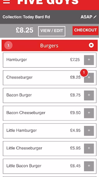 Five Guys Screenshot 3 - AppWisp.com Five Guys Screenshot 3 - AppWisp.com