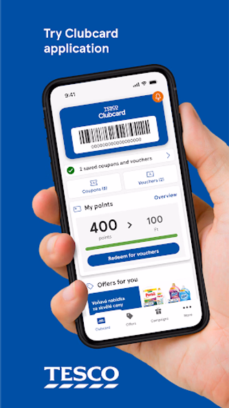 Clubcard Tesco Hungary Screenshot 1 - AppWisp.com Clubcard Tesco Hungary Screenshot 1 - AppWisp.com