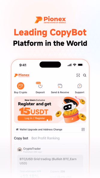 Pionex US - Buy BTC and ETH Screenshot 1 - AppWisp.com Pionex US - Buy BTC and ETH Screenshot 1 - AppWisp.com
