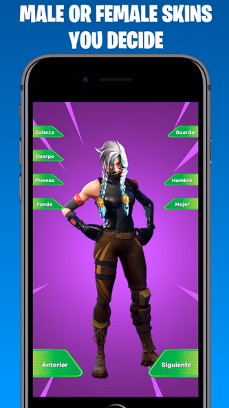 Skins Maker for Fortnite App Screenshot 2 - AppWisp.com Skins Maker for Fortnite App Screenshot 2 - AppWisp.com