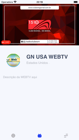 GN USA WebTV Screenshot 1 - AppWisp.com