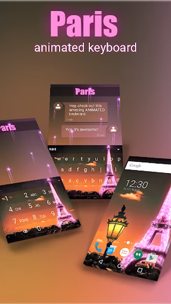 Paris Wallpaper Keyboard Theme Screenshot 1 - AppWisp.com Paris Wallpaper Keyboard Theme Screenshot 1 - AppWisp.com