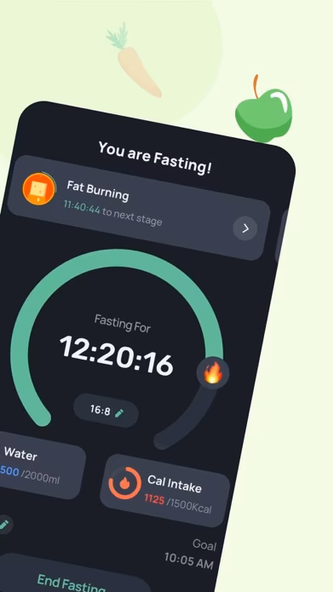 Fastin: Intermittent Fasting Screenshot 2 - AppWisp.com Fastin: Intermittent Fasting Screenshot 2 - AppWisp.com
