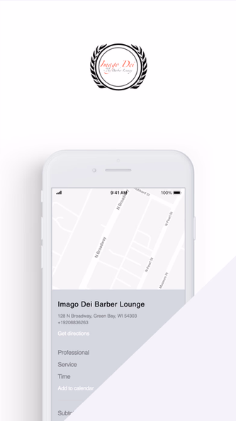 Imago Dei Barber Lounge Screenshot 1 - AppWisp.com Imago Dei Barber Lounge Screenshot 1 - AppWisp.com