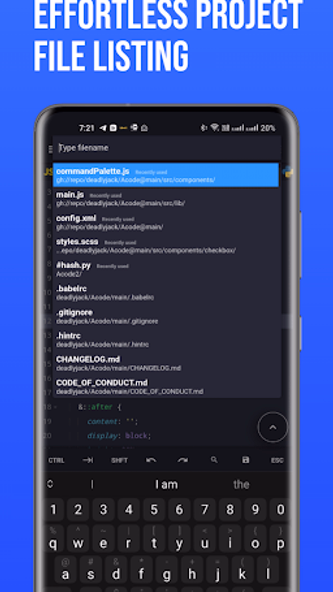 Acode - code editor | FOSS Screenshot 1 - AppWisp.com Acode - code editor | FOSS Screenshot 1 - AppWisp.com