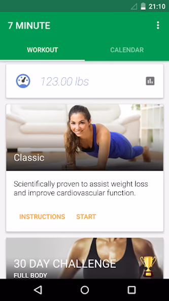 7 Minute Workout Screenshot 2 - AppWisp.com 7 Minute Workout Screenshot 2 - AppWisp.com