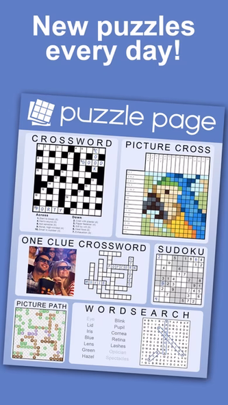 Puzzle Page - Daily Games! Screenshot 1 - AppWisp.com Puzzle Page - Daily Games! Screenshot 1 - AppWisp.com