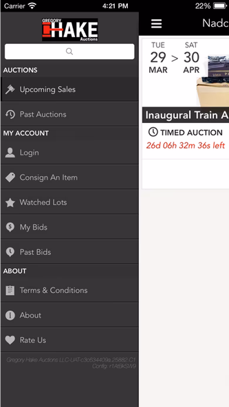 Gregory Hake Auctions LLC Screenshot 4 - AppWisp.com Gregory Hake Auctions LLC Screenshot 4 - AppWisp.com
